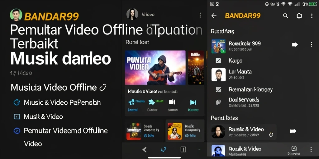 Antarmuka BANDAR99 yang intuitif untuk Pemutar Video Offline.
