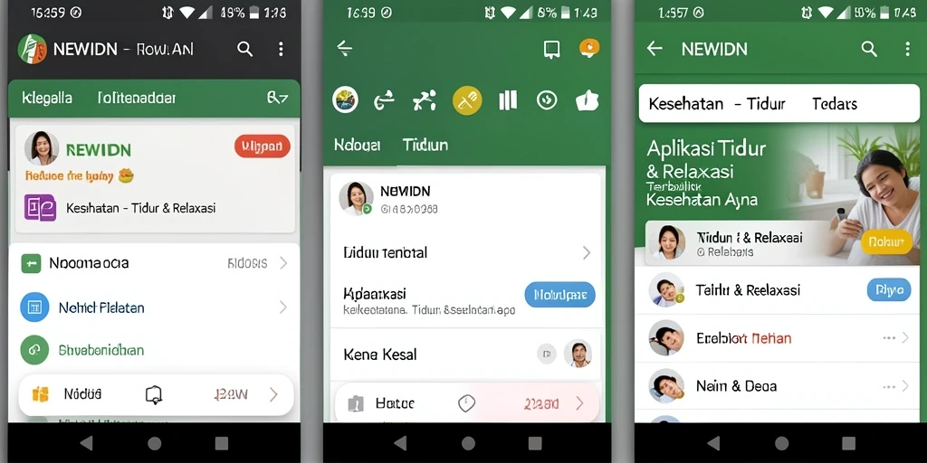 Antarmuka NEWIDN yang menenangkan dan mudah digunakan.