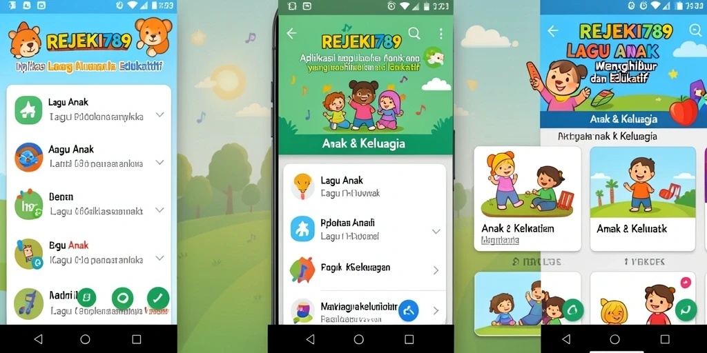 Tampilan antarmuka aplikasi REJEKI789 yang menarik dan ramah anak.